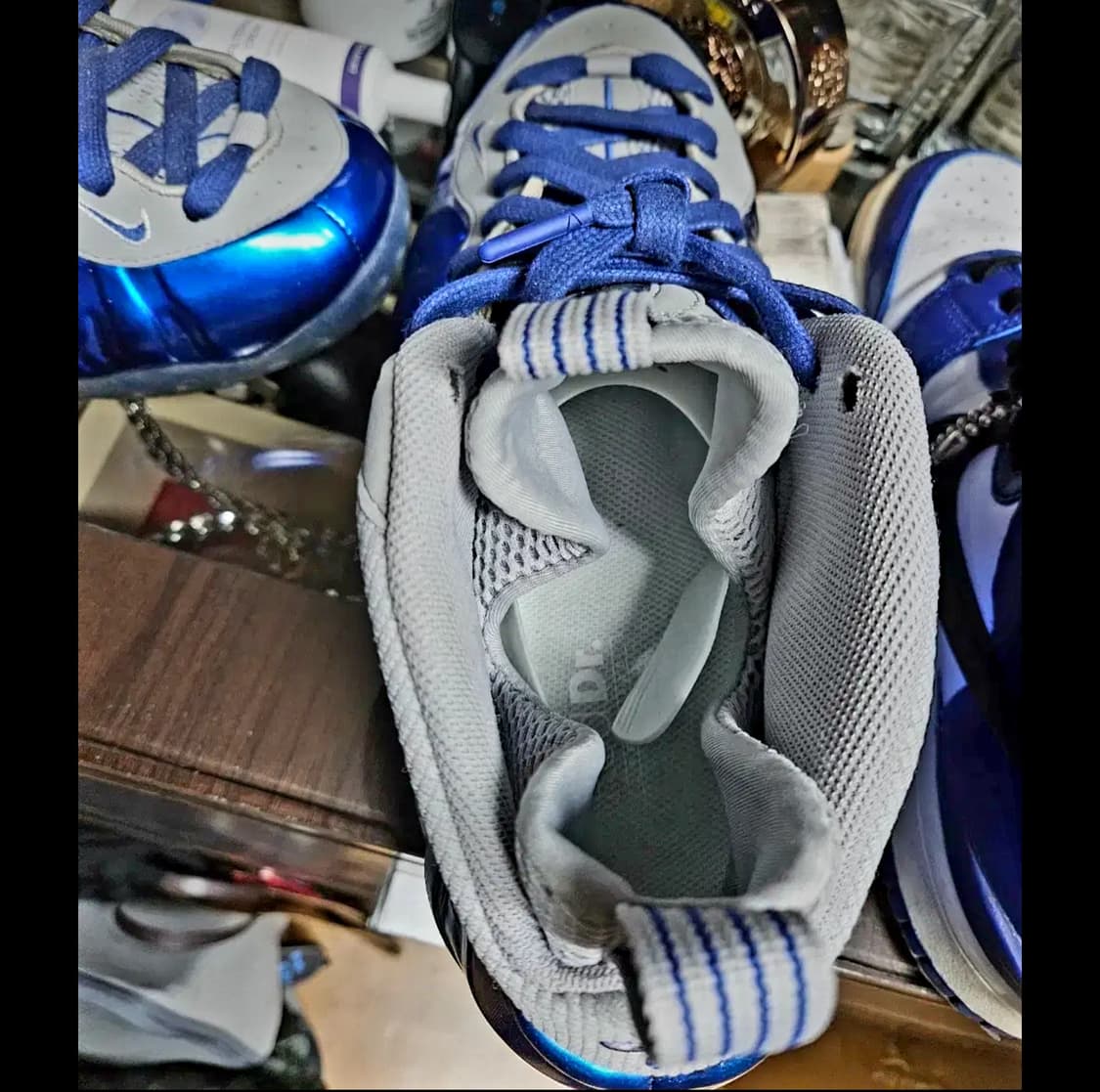 나이키 폼포짓 로얄 블루 게임로얄 스포츠 290 소장품 팝니다  상품이미지5
