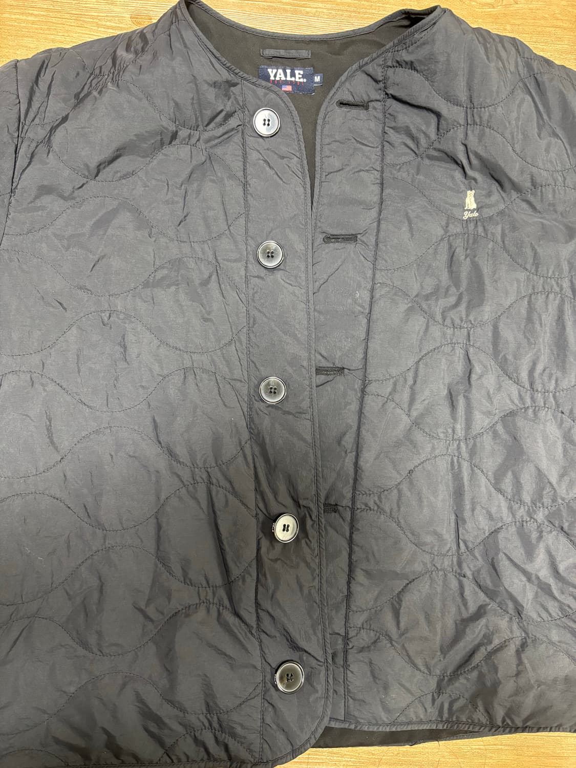 예일 경량패딩 (23FW) 웜+업 퀄팅 자켓 블랙 상품이미지2