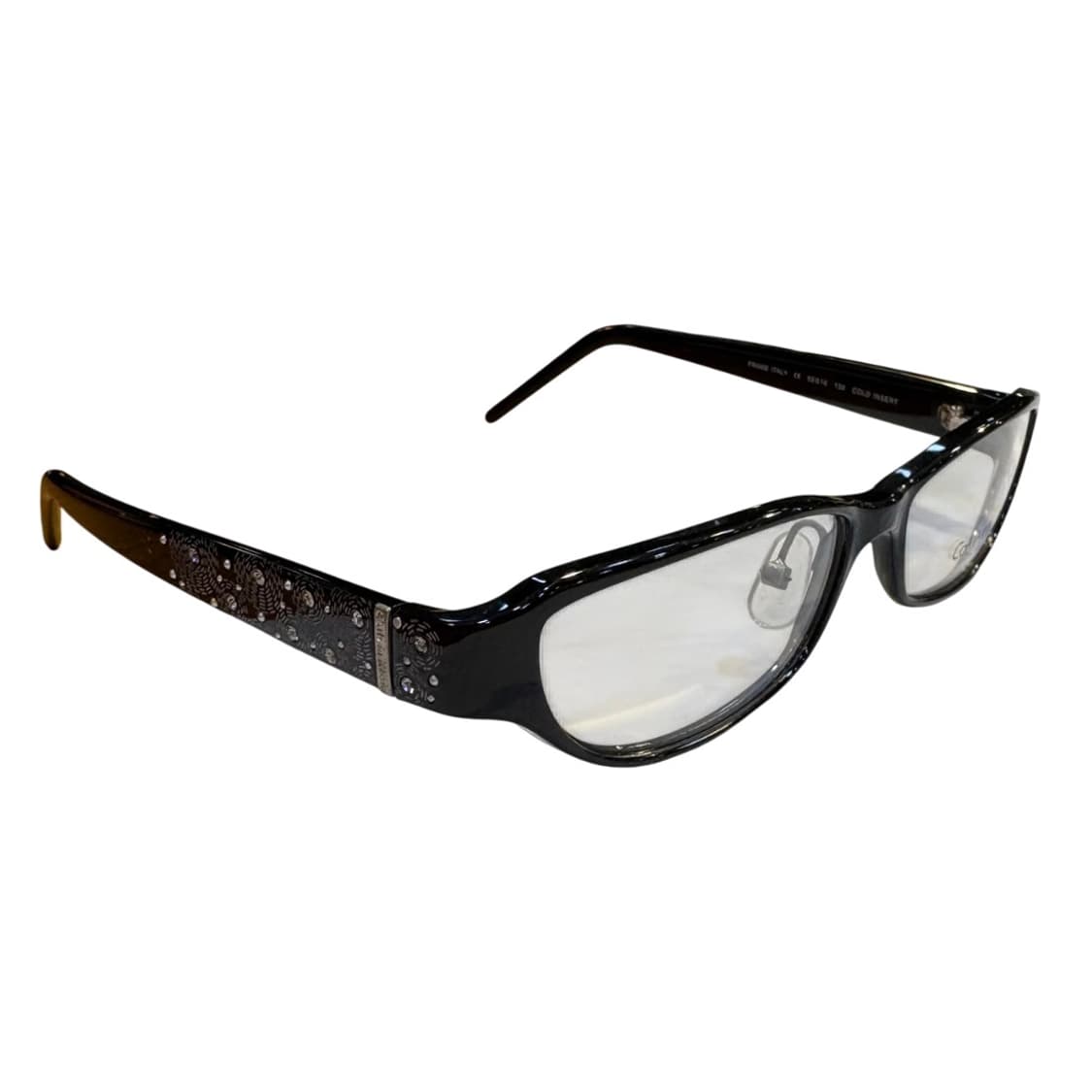캘빈클라인 컬렉션 뿔테 큐빅 안경 made in italy 상품이미지2