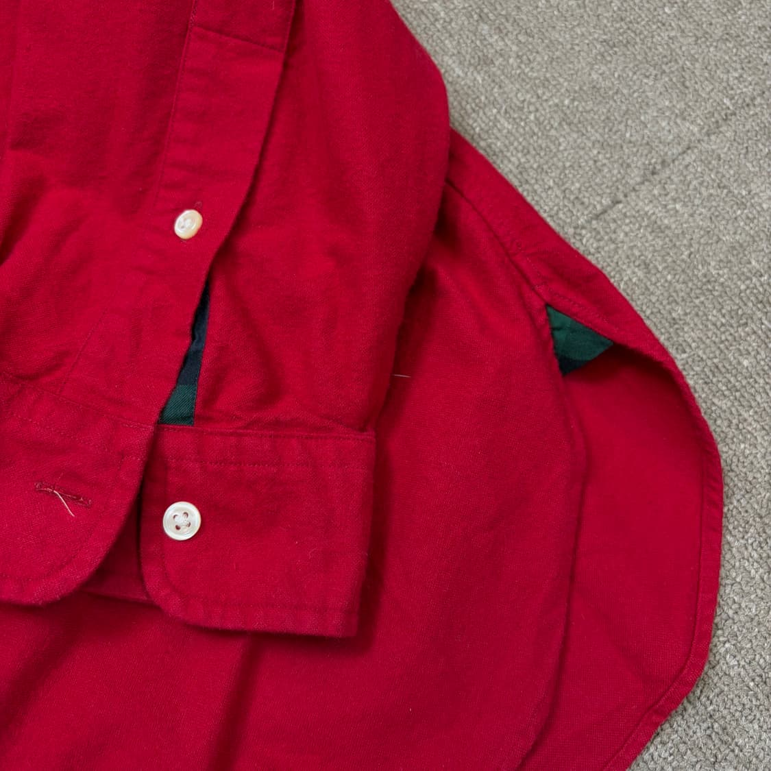 polo 랄프로렌 폴로 플란넬 레드 셔츠  상품이미지4