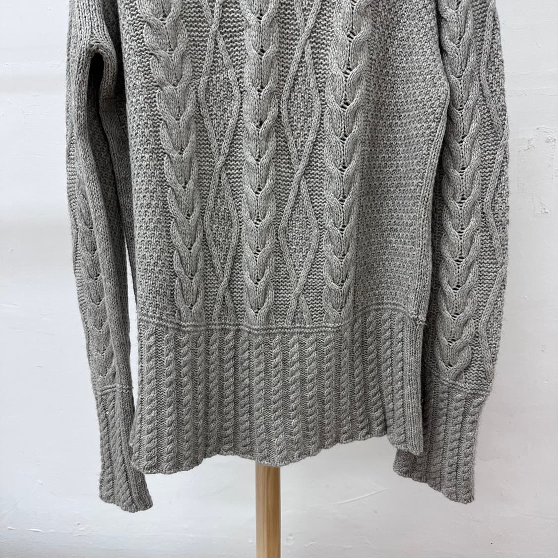 폴스미스 올드스쿨 폴라넥 케이블 니트 스웨터 XL J26 상품이미지3