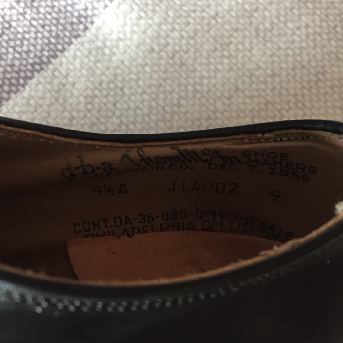 50s usn service shoes 해군단화  상품이미지4