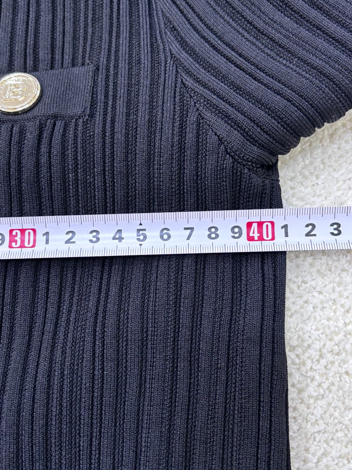 L 발망 골지 니트 가디건 0305E 상품이미지6