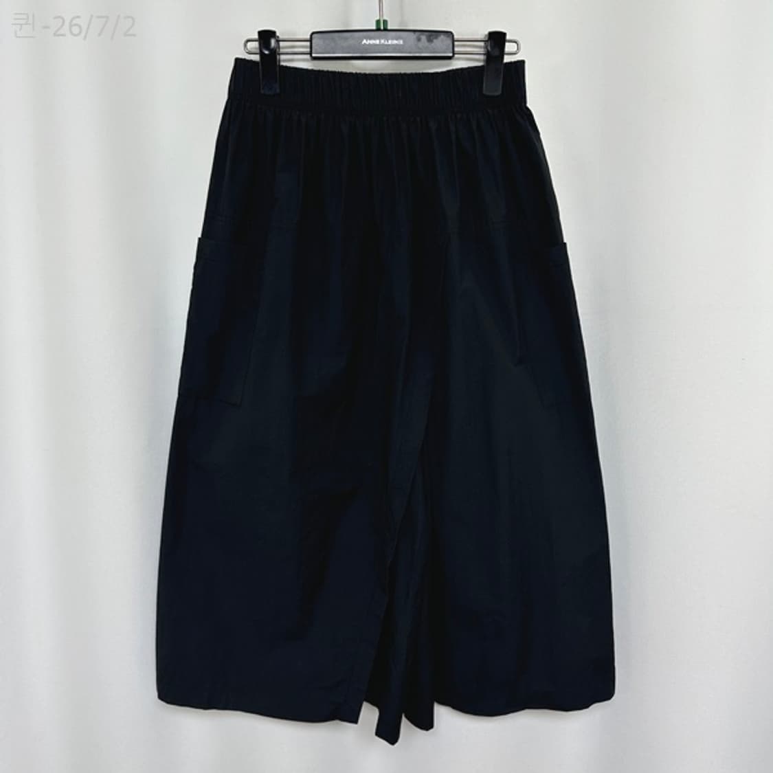 CMCUBE 여자 밴딩 통넓은 나일론바지 검정 FREE /퀸 상품이미지1