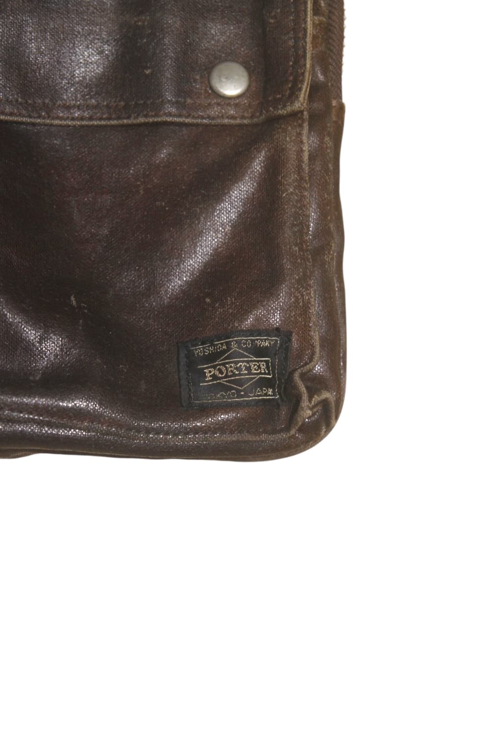 요시다 포터 빈티지 워싱 코티드 프리스타일 크로스백 상품이미지8