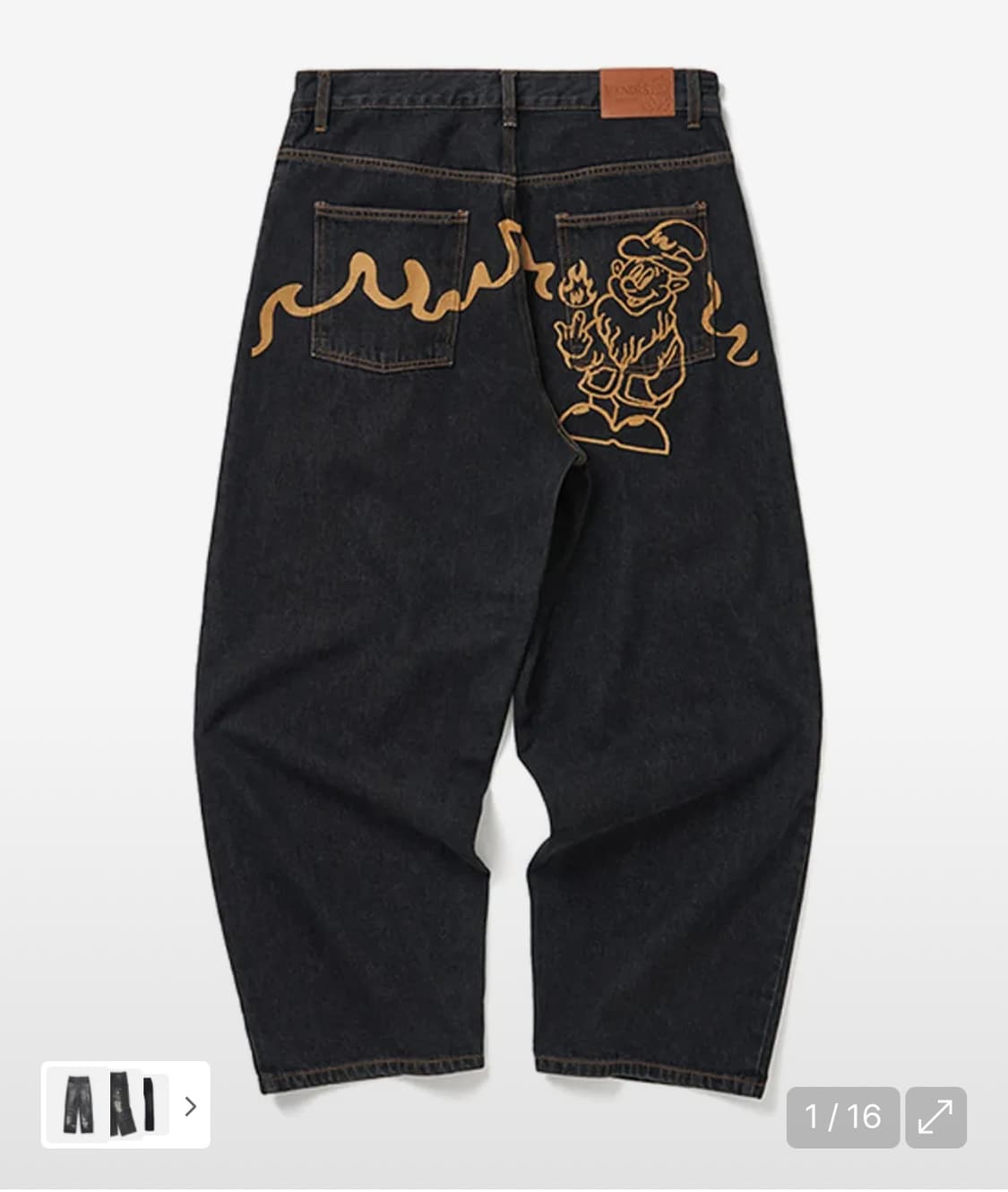 위켄더스 DWARF DENIM (BLACK) 상품이미지1