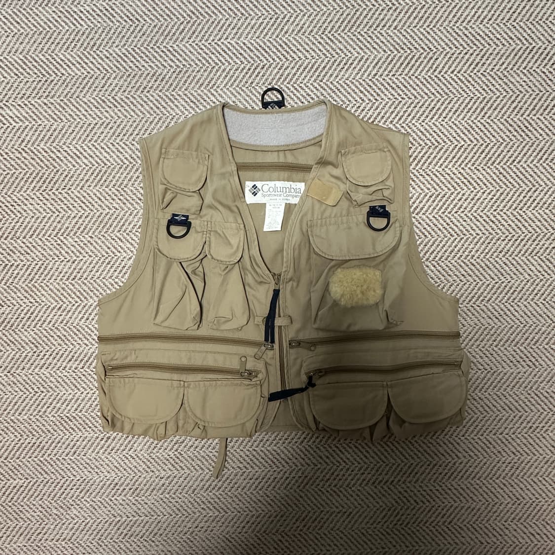 COLUMBIA fishing vest beige 상품이미지1