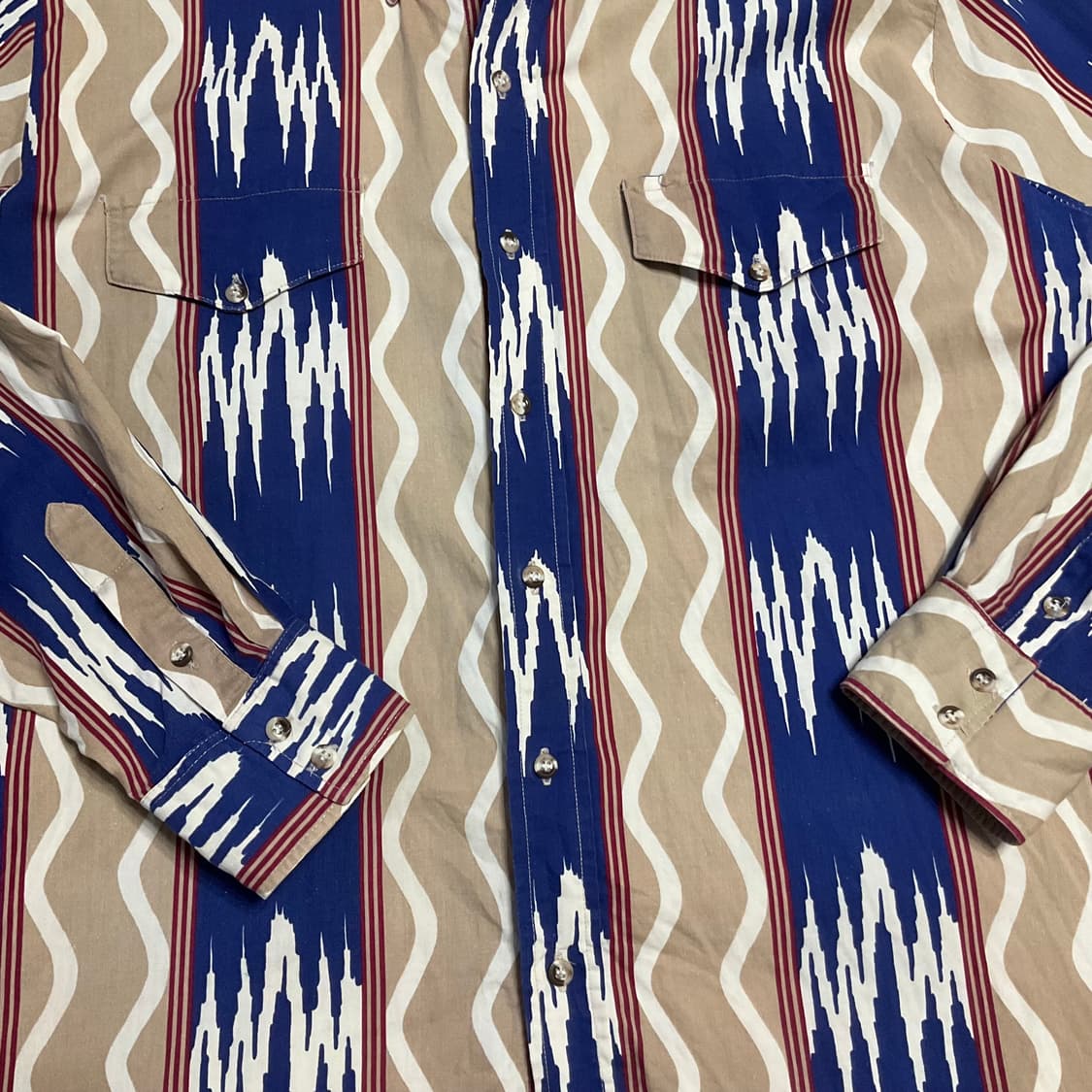 빈티지 웨스턴 패턴셔츠 상품이미지3