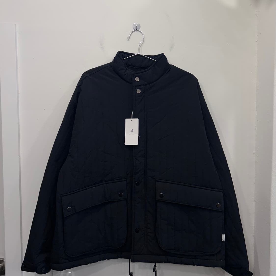 에슬레틱 가먼츠 퀼팅 포켓 나일론 패딩 자켓 상품이미지2