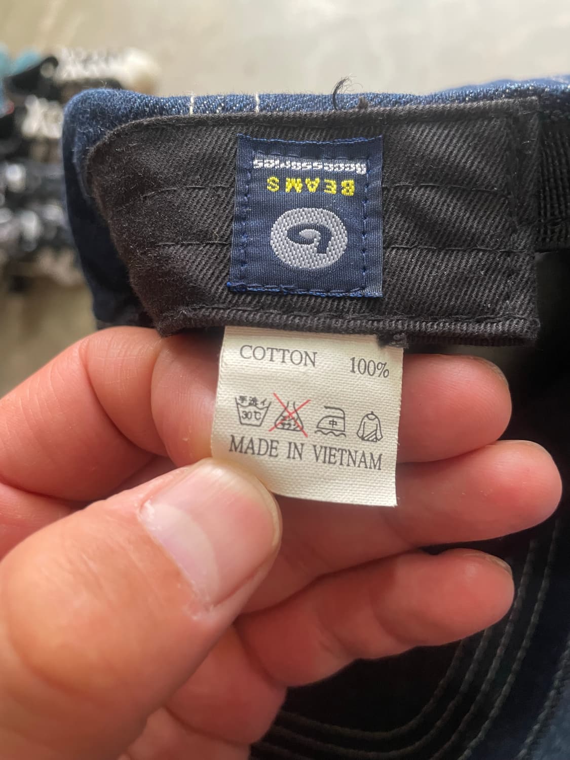 빔즈 데님 캡 빵모자st 상품이미지10