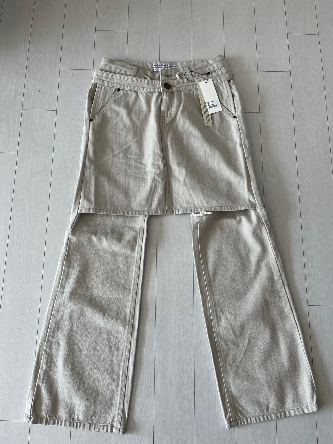 스컬프터 레이어드 팬츠 새상품 상품이미지5