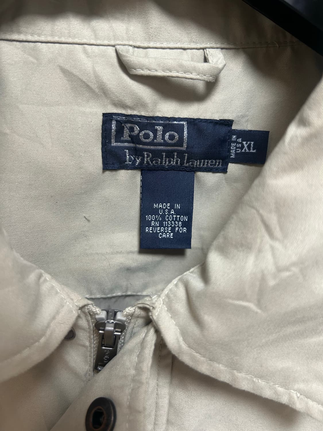 폴로 랄프로렌 베이지 자켓 XL 상품이미지3