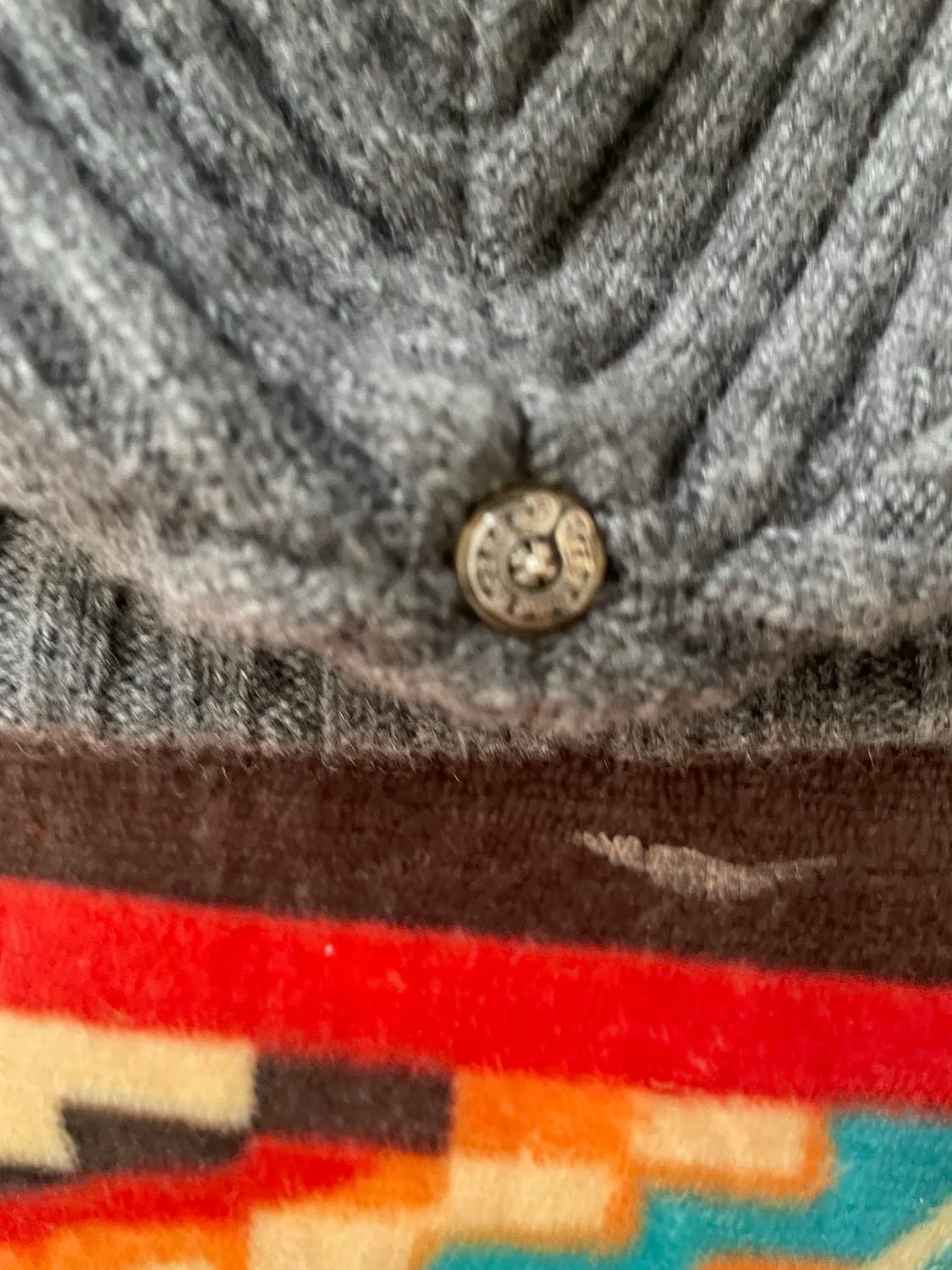 크롬하츠 플러스 패치 캐시미어비니 그레이 상품이미지3