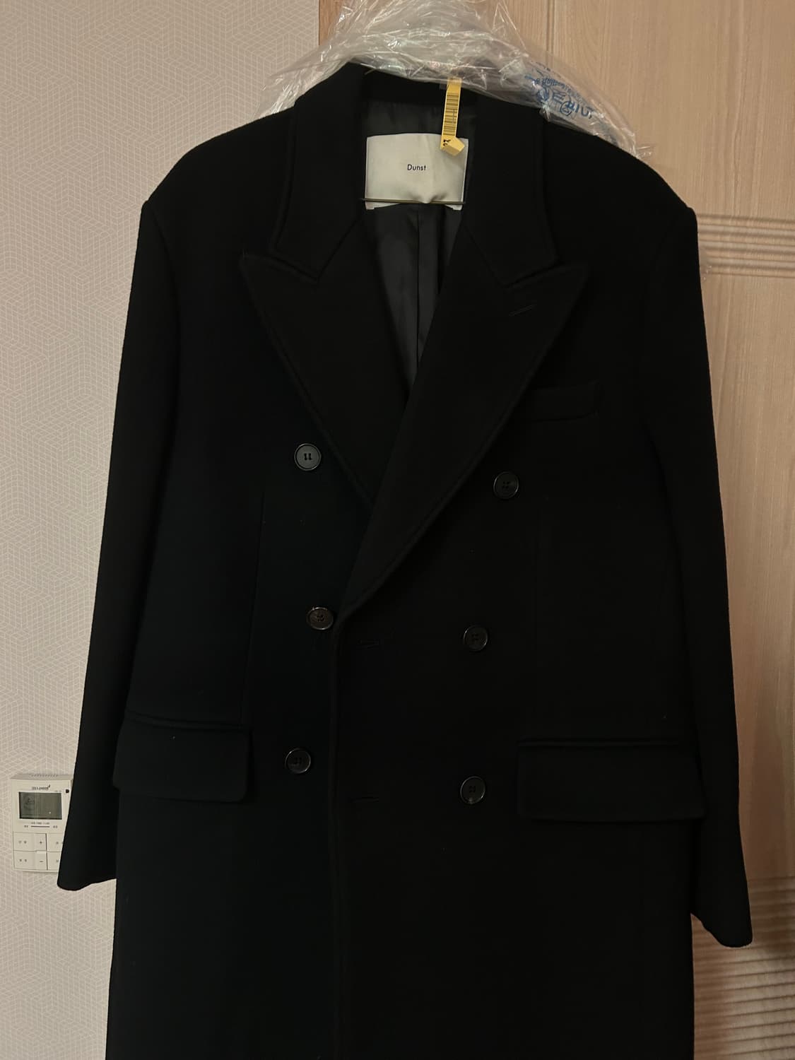 던스트 블랙 더블 코트 S 상품이미지3