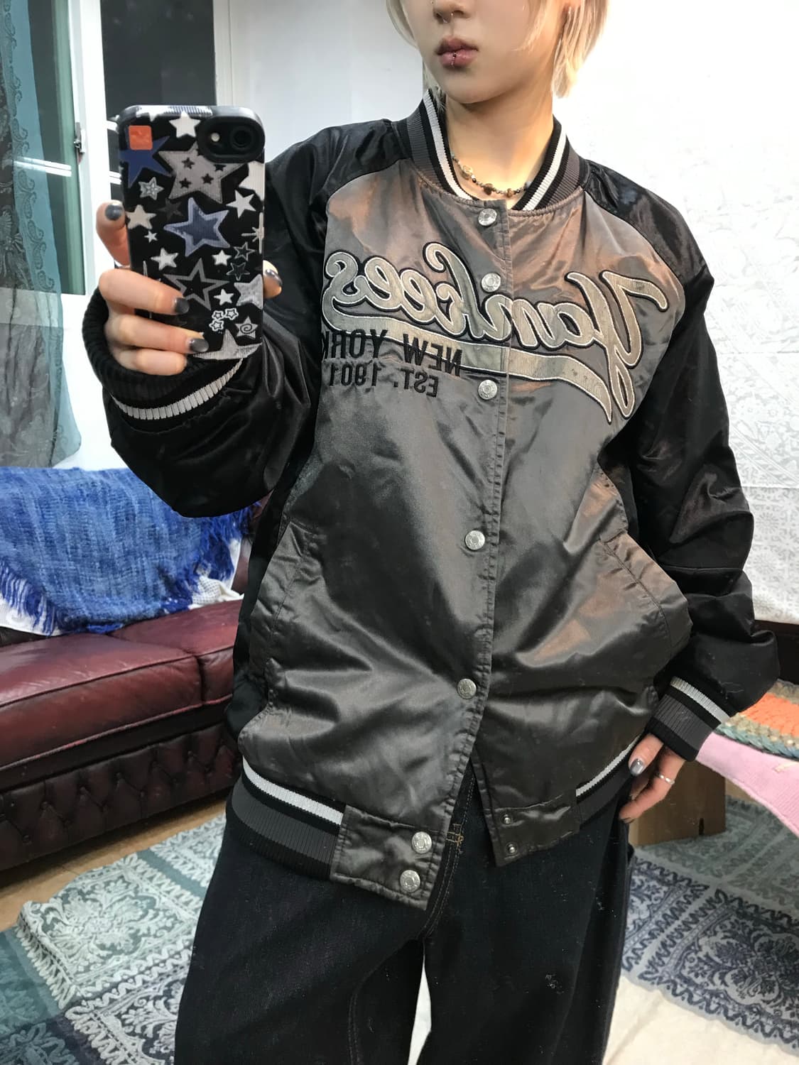 엠엘비 뉴욕양키스 야구잠바 바시티자켓  상품이미지2