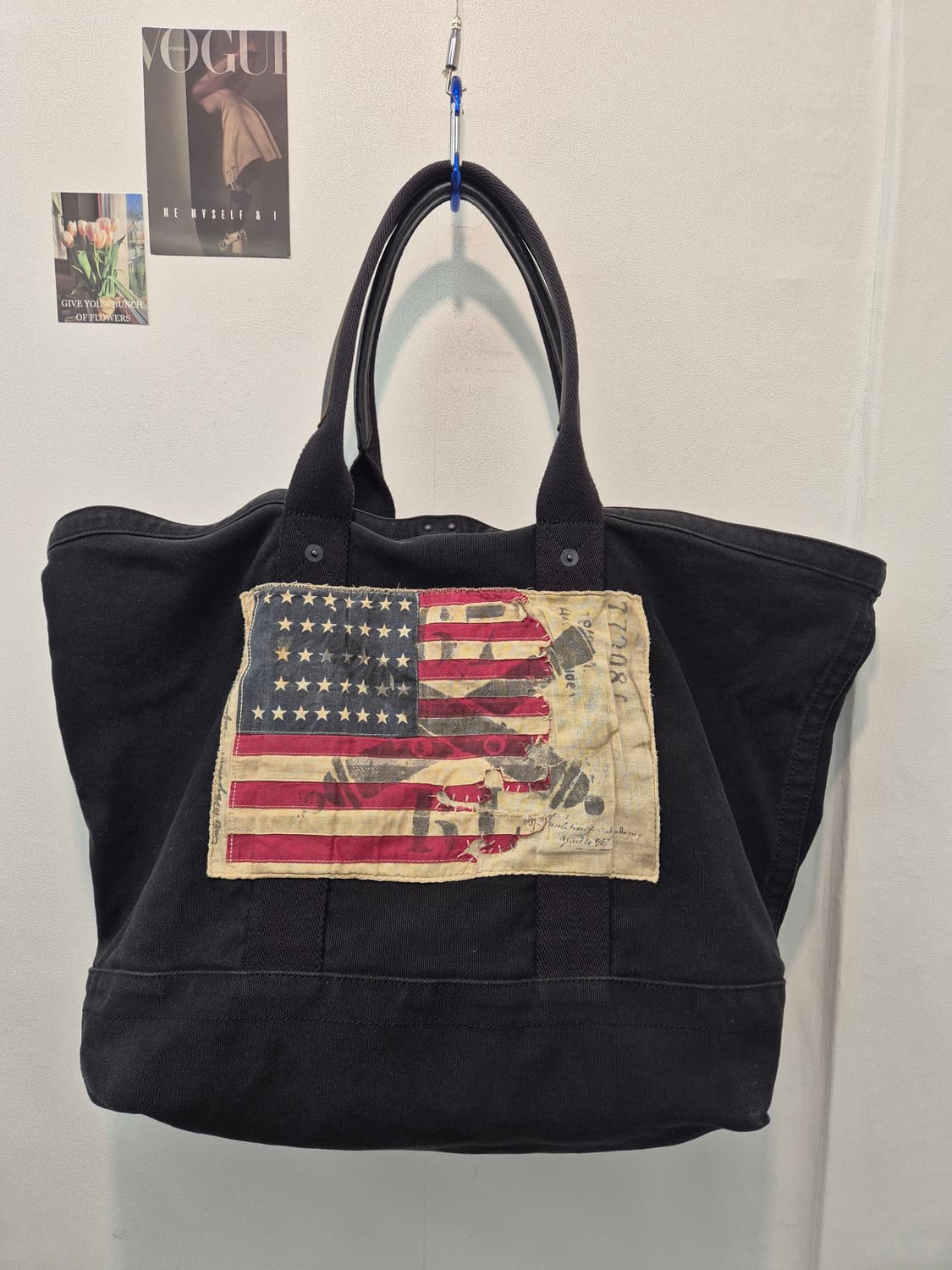 폴로 진스 컴퍼니 랄프로렌 태그가 달린 토트백 상품이미지1