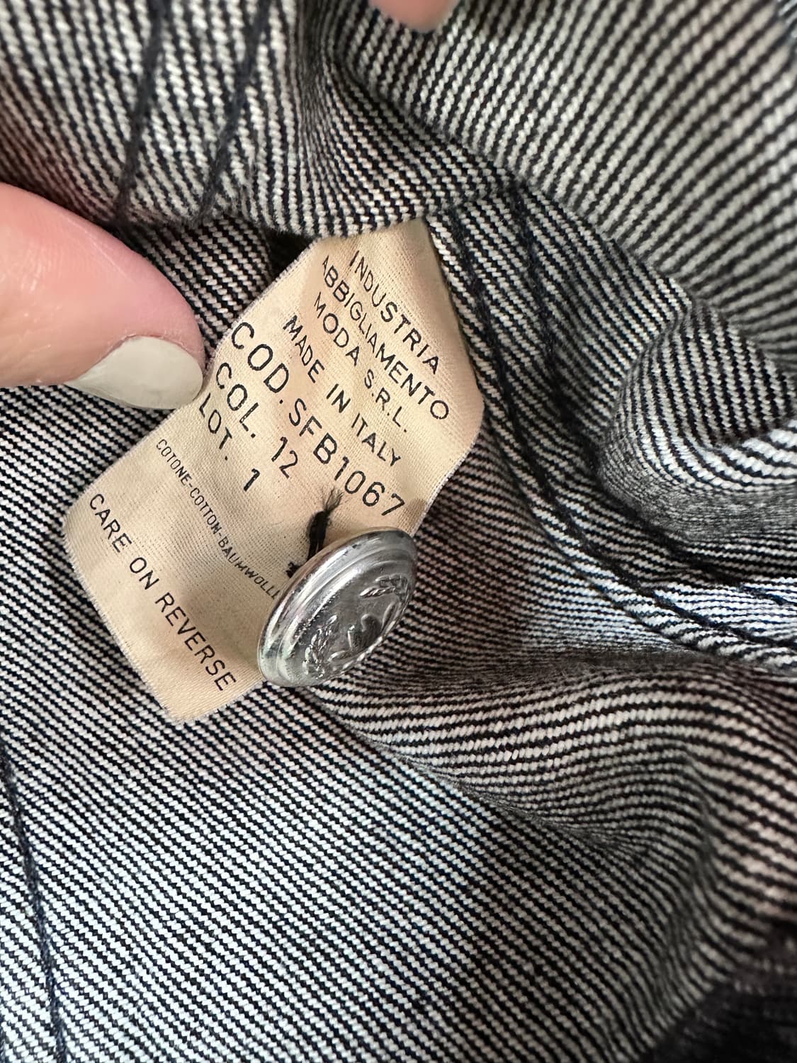 모스키노 진 흑청자켓 상품이미지9