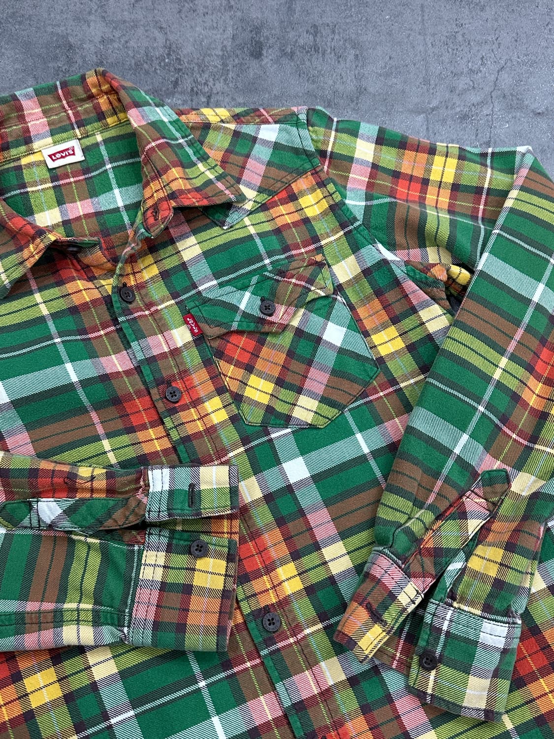 리바이스 체크 셔츠 상품이미지2