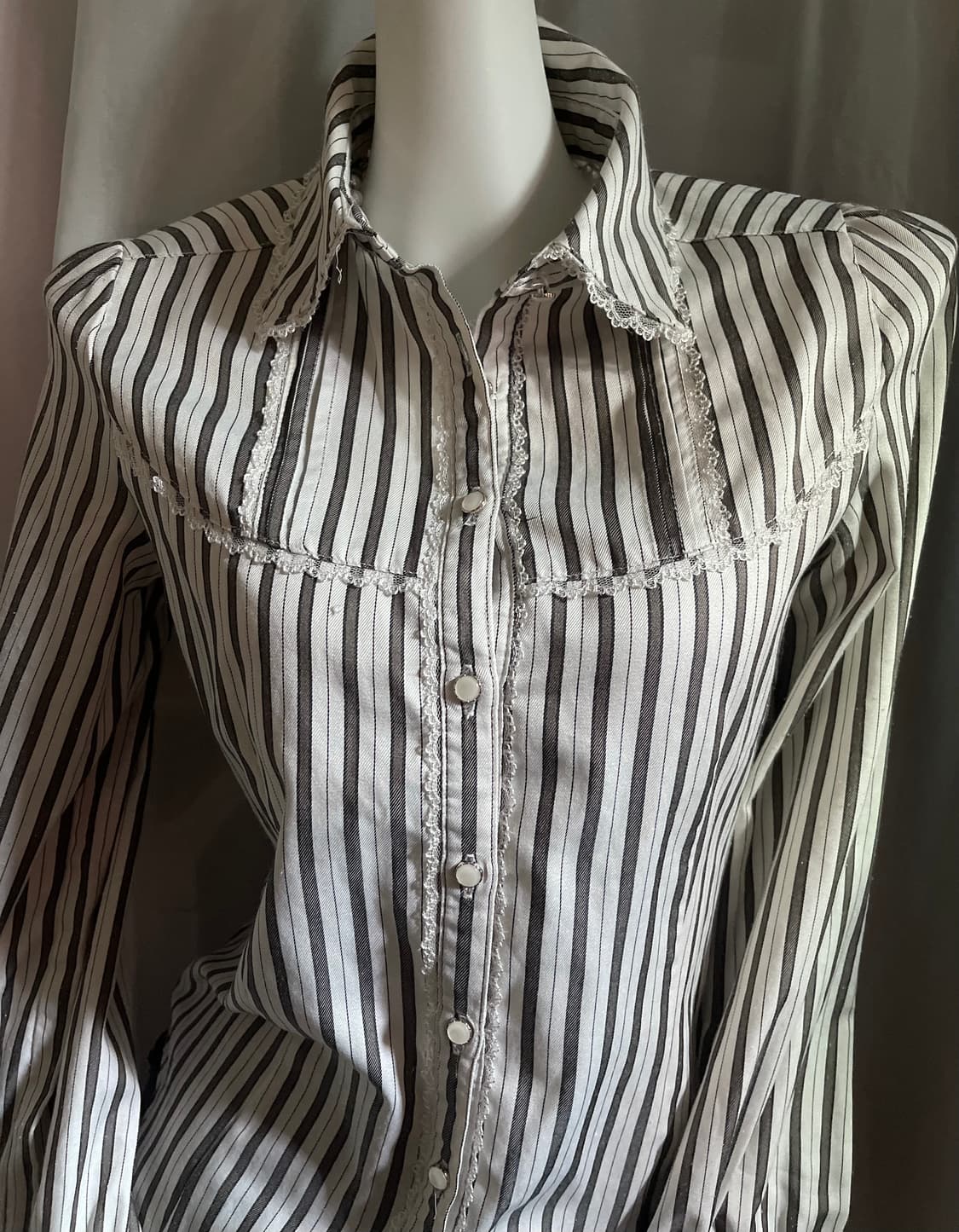 Axes femme blouse 엑시즈팜 스트라이프 블라우스 상품이미지3