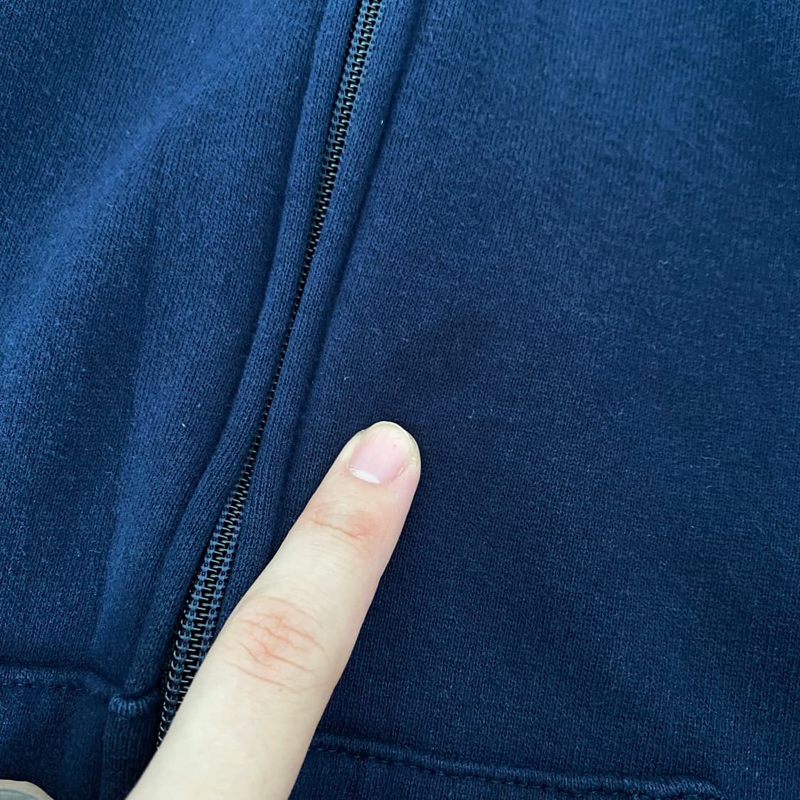 (XL) 90s 빈티지 러셀 후드집업 네이비 상품이미지4