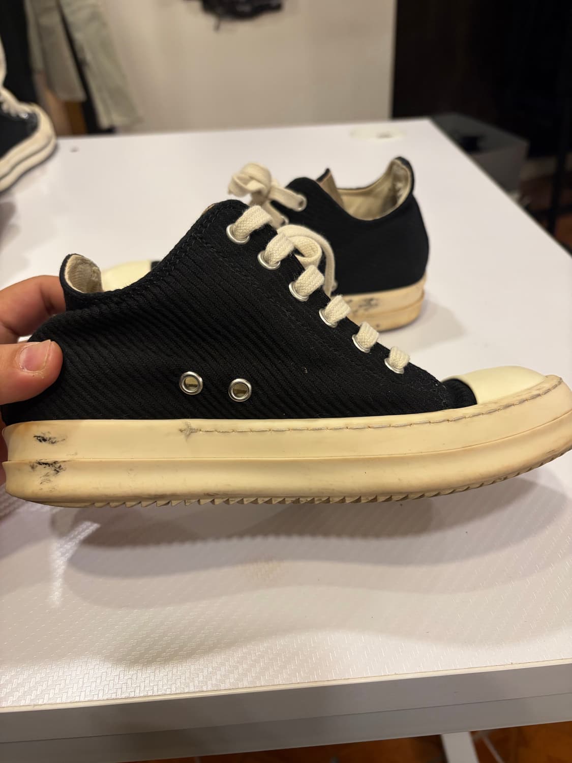 릭오웬스 라몬즈 로우 16fw  상품이미지3