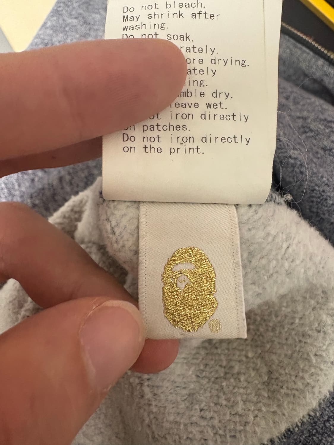 [XL] 베이프 그레이 샤크후드 판매합니다 상품이미지6