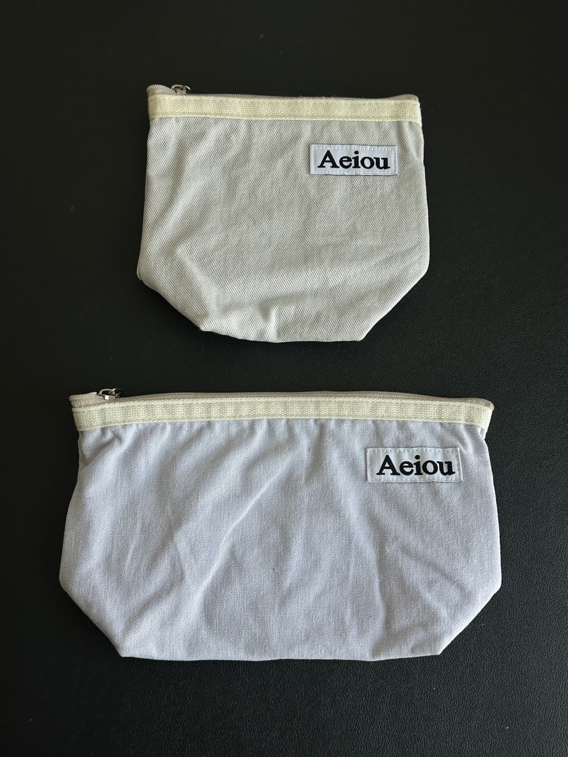 아에이오우 파우치 연보라 2종 상품이미지1