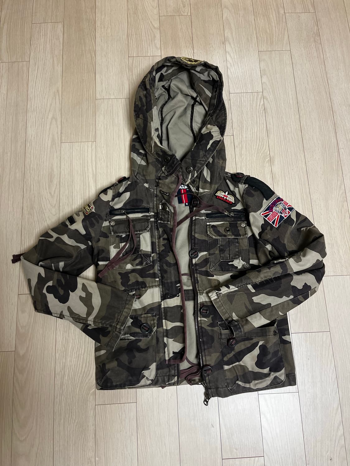 밀리터리 후드 워크자켓 상품이미지2