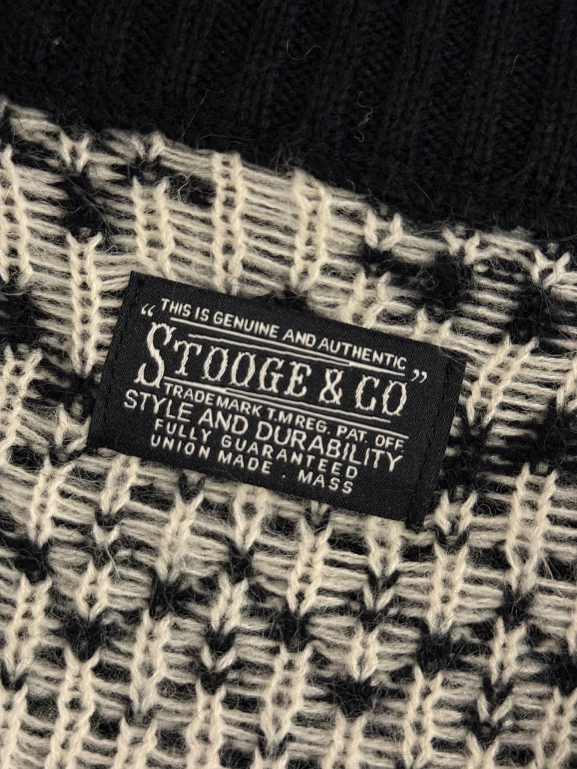 77) STOOGE & CO Skull Pattern Shawl Coll 상품이미지9