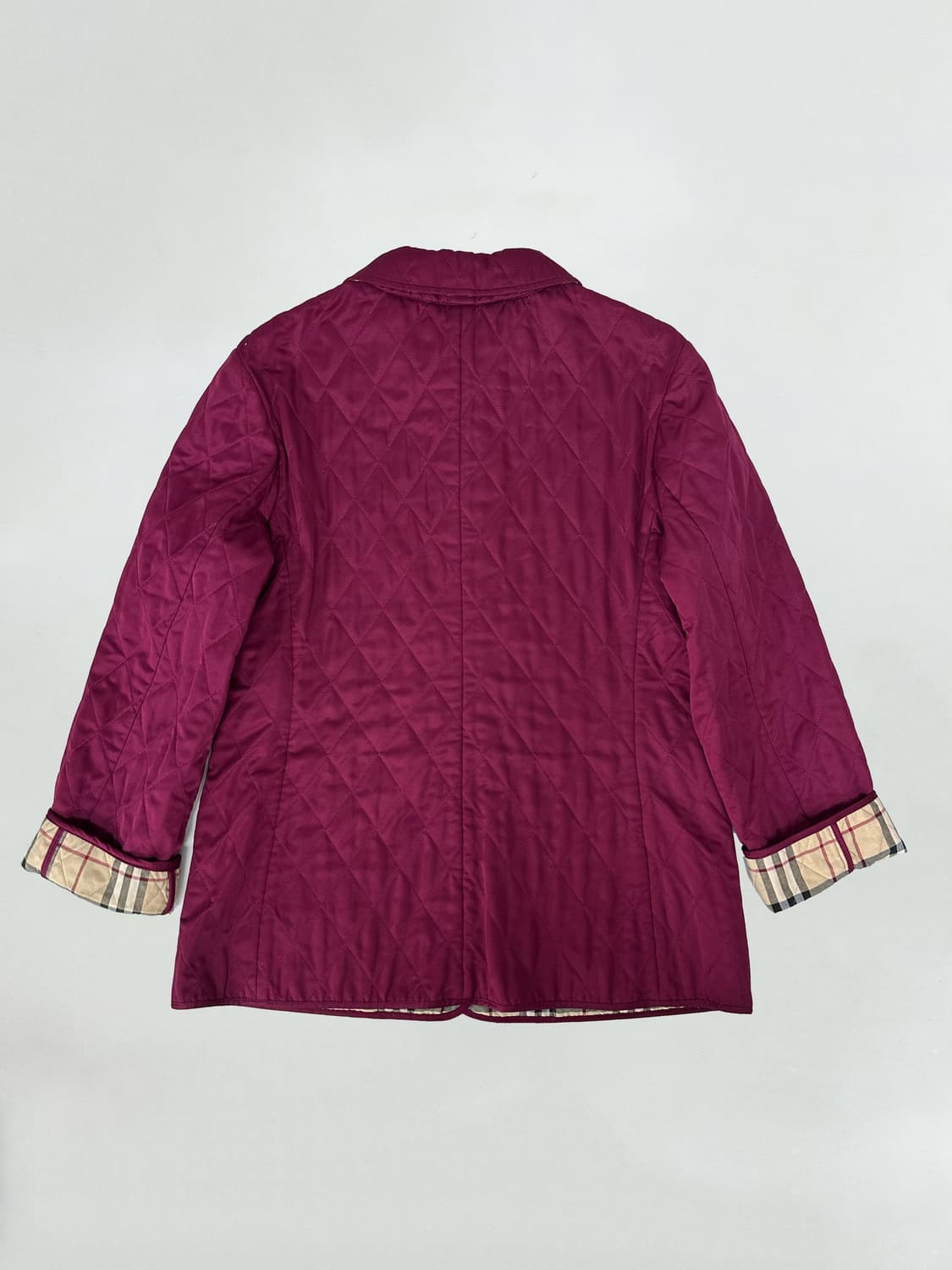버버리 체크 디테일 퀼팅 자켓 상품이미지8