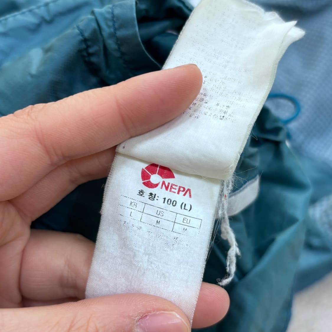 100 네파 남성 바람막이 자켓 0408E1 상품이미지4