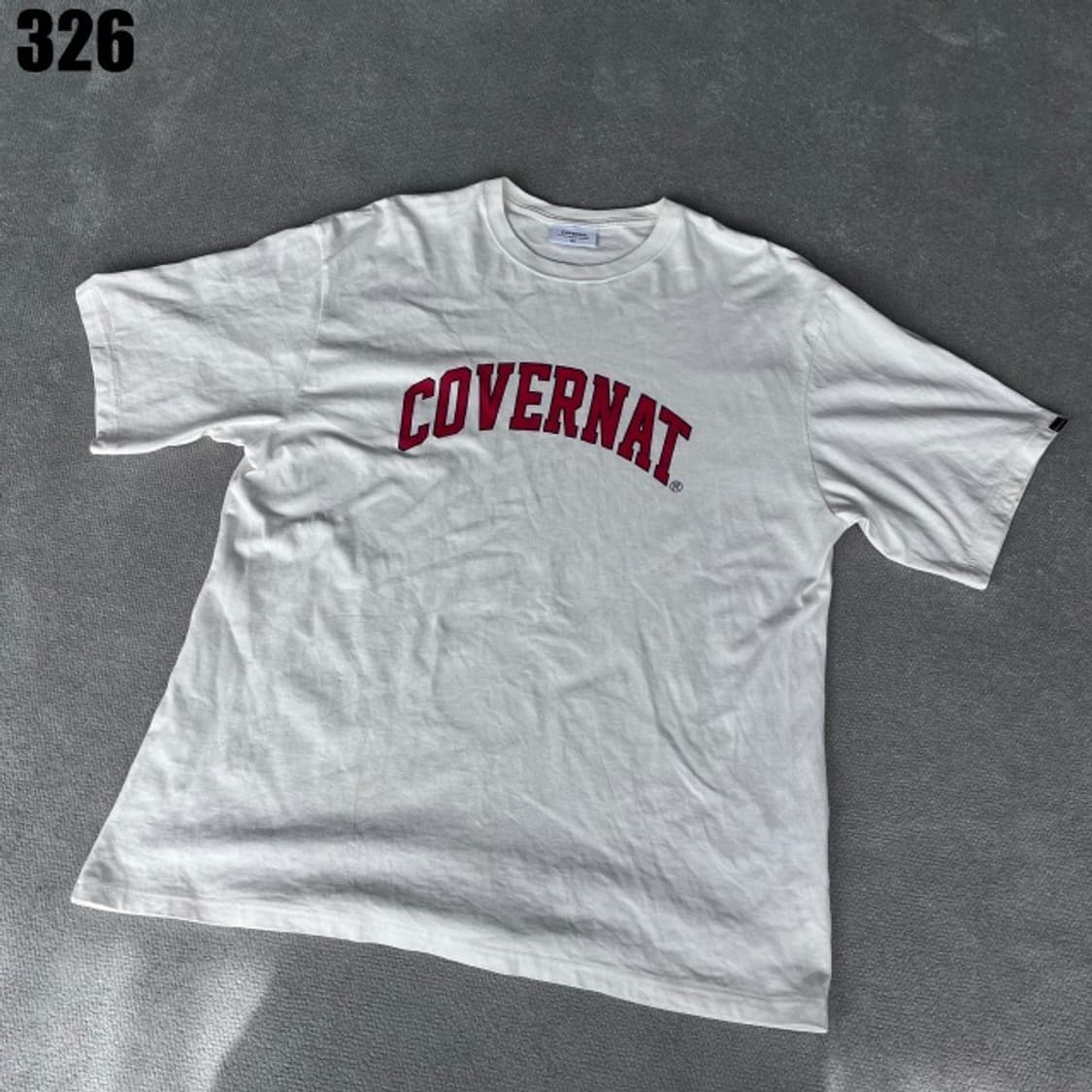 커버낫 화이트 반팔티  상품이미지1