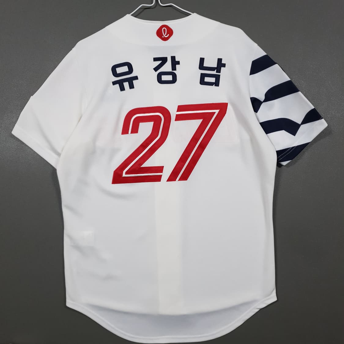 L) 롯데자이언츠 홈 유니폼 프로페셔널 프페 직자수 반팔 져지 유강남 상품이미지8