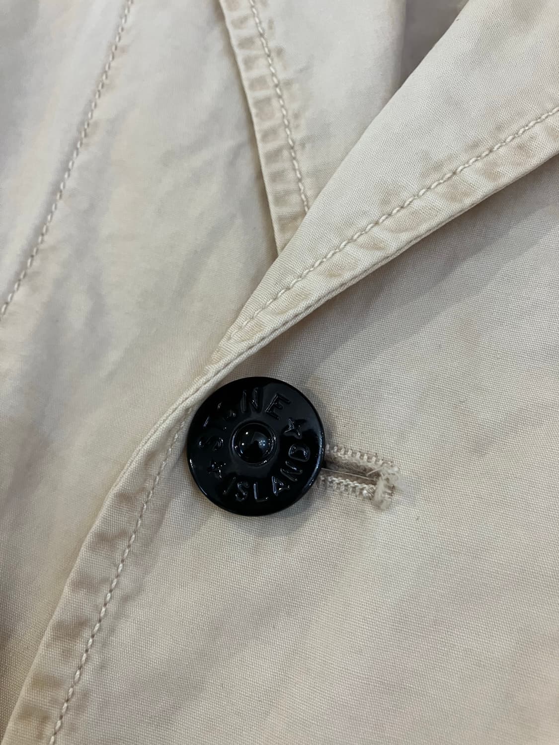 14ss 스톤아일랜드 아카이브 텔라 블레이저 자켓 크림 상품이미지3