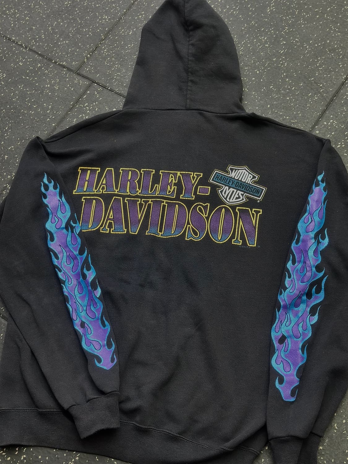 Vintage 1995 HD Harley Davidson Flames S 상품이미지3