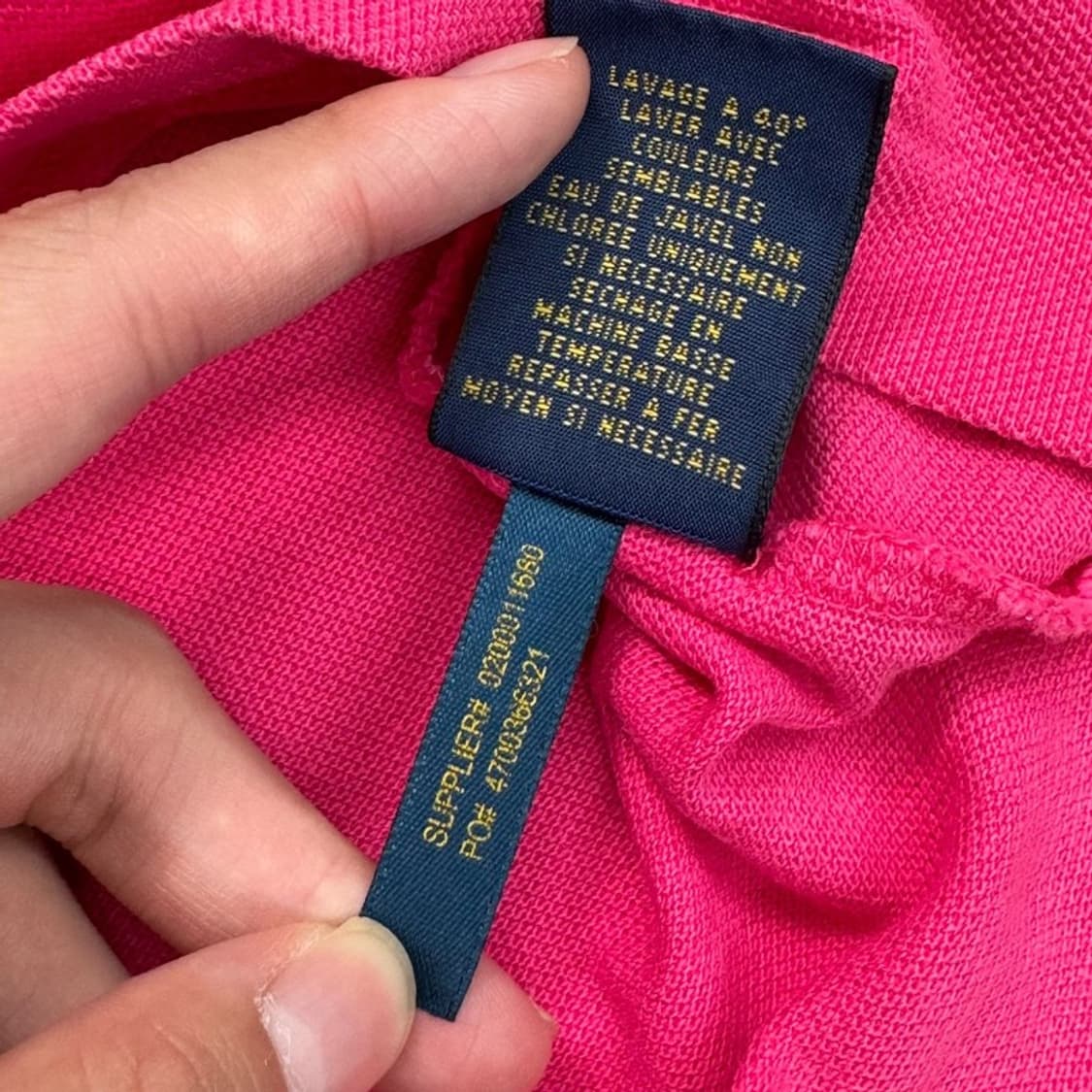 RALPH LAUREN PK 반팔티 핑크 XL/TG 상품이미지7