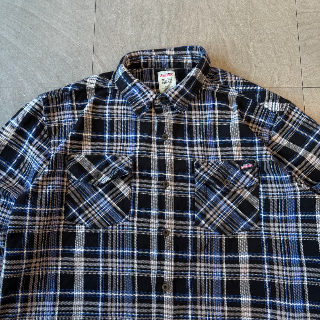 디키즈 정품 해비 코튼 체크 긴팔 셔츠 상품이미지3