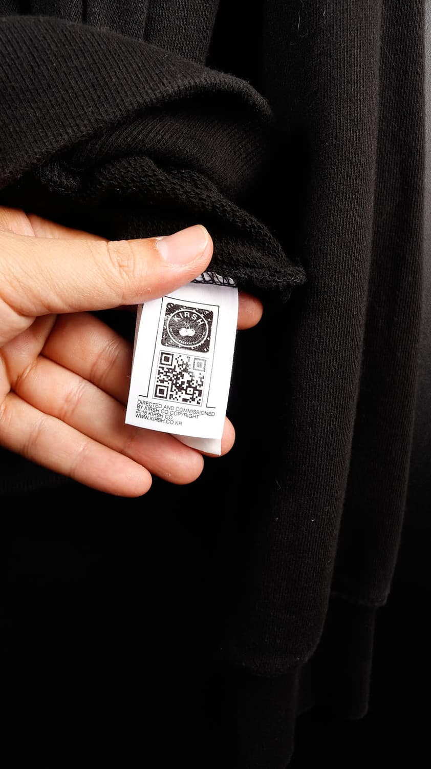 키르시 블랙 후드티 상품이미지7