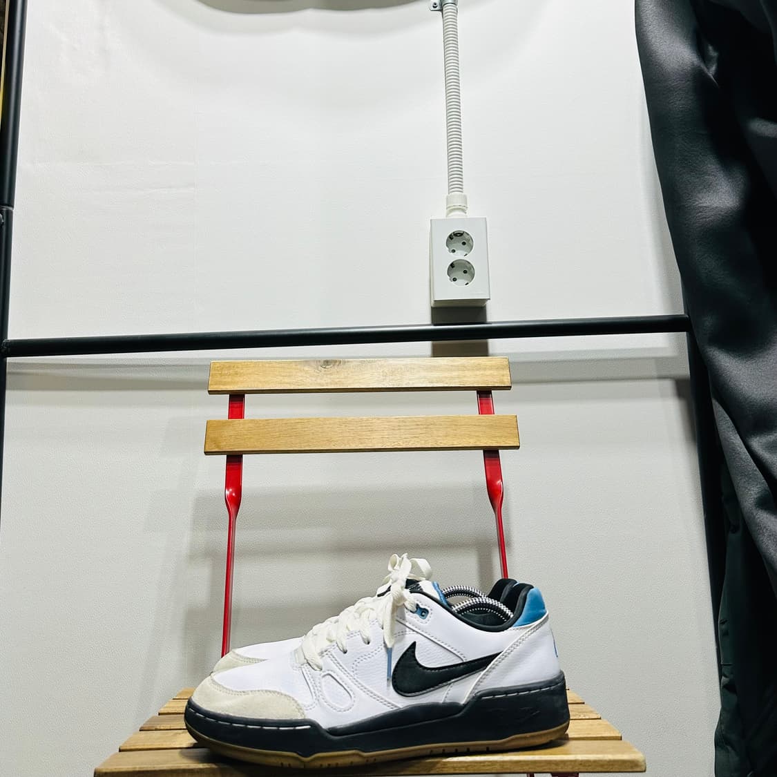 270) 나이키 운동화 남성 남자 신발 풀 포스 로우 화이트 블랙 상품이미지3