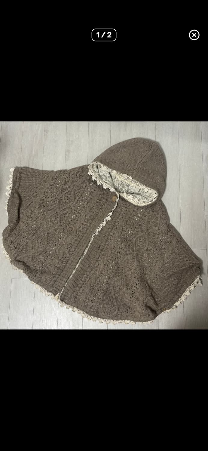 어스뮤직 빈티지 케이프  상품이미지1