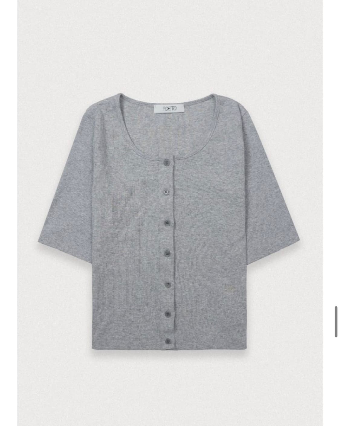 포에토 스쿱넥 가디건 상품이미지3