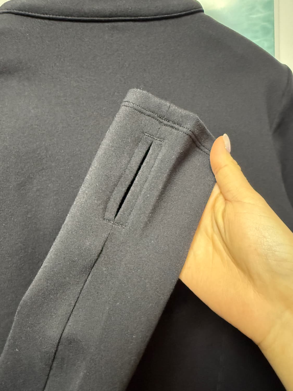 알로 요가 에어브러쉬 코르셋 풀집 자켓 블랙 상품이미지5