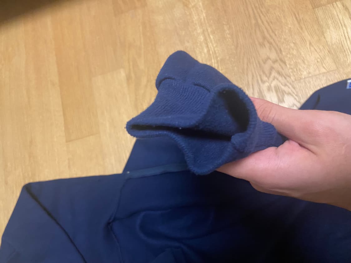 90s 러셀 에슬레틱 후드집업 네이비 상품이미지4