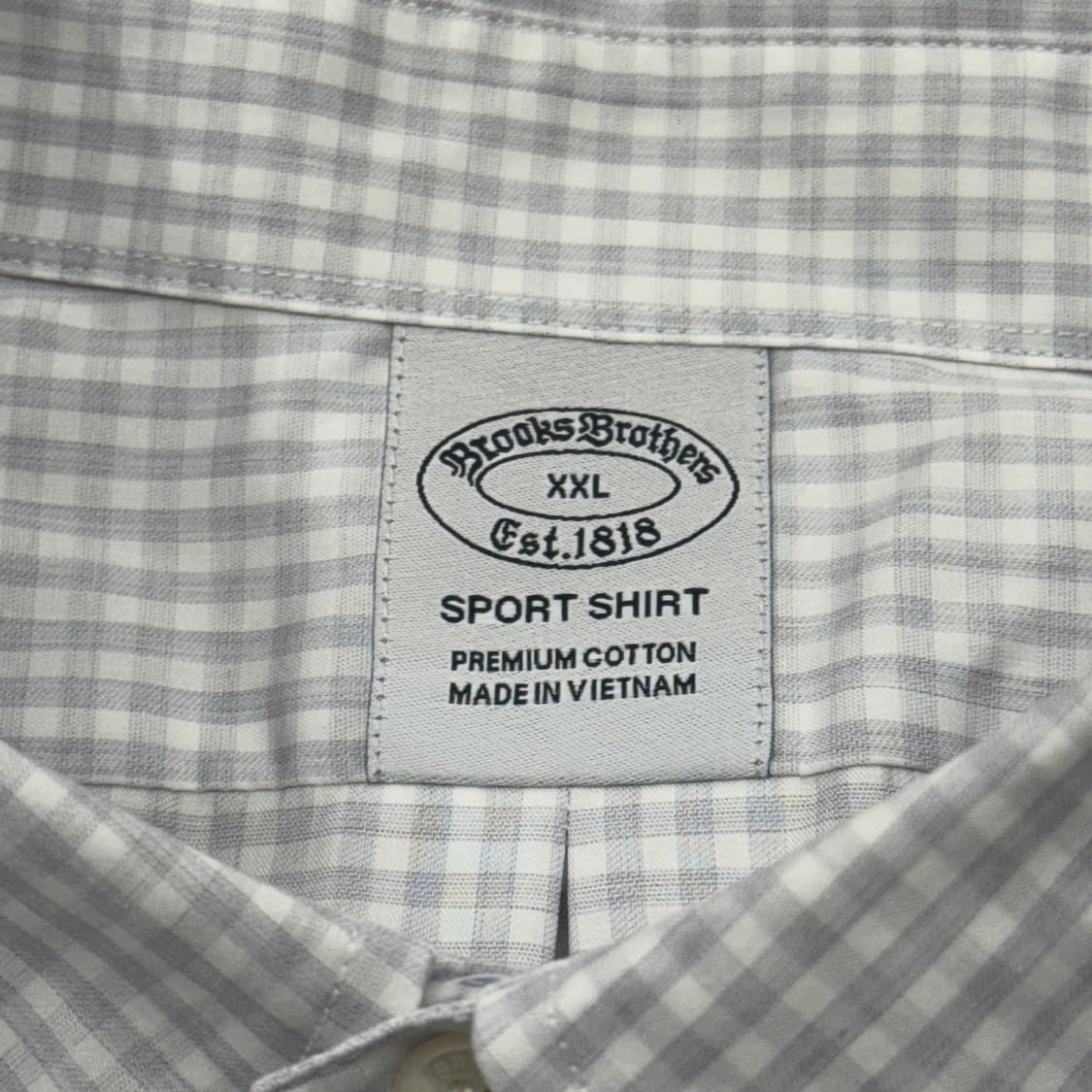[ 정품/2XL,115 ] 브룩스브라더스 체크 셔츠 b14 상품이미지6