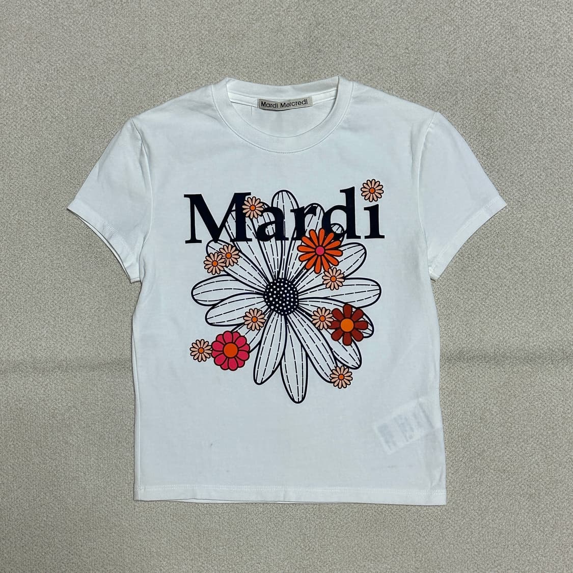 마르디 메크르디 플라워마르디 블라썸 크롭 티셔츠 상품이미지1