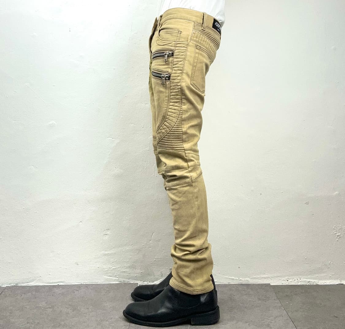 Balmain Multi Zip Biker Denim Pants 상품이미지2