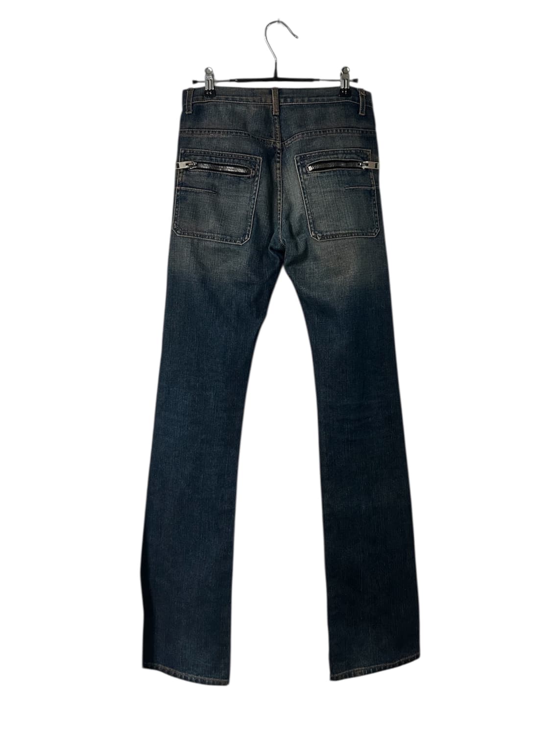 디올옴므 AW05 녹워싱 백지퍼 부츠컷 데님 상품이미지2