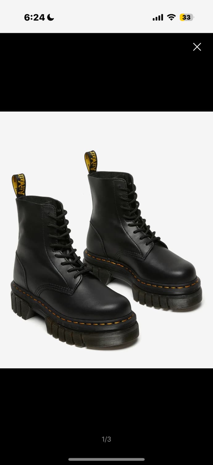 닥터마틴 오드릭 8-아이 나파 럭스 블랙 260 상품이미지4