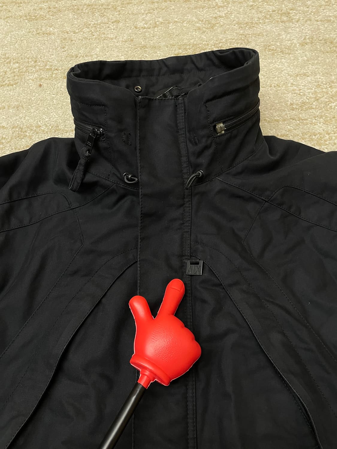 [M] 알마니 익스체인지 고프코어 테크니컬 하이넥 자켓 야상 상품이미지2