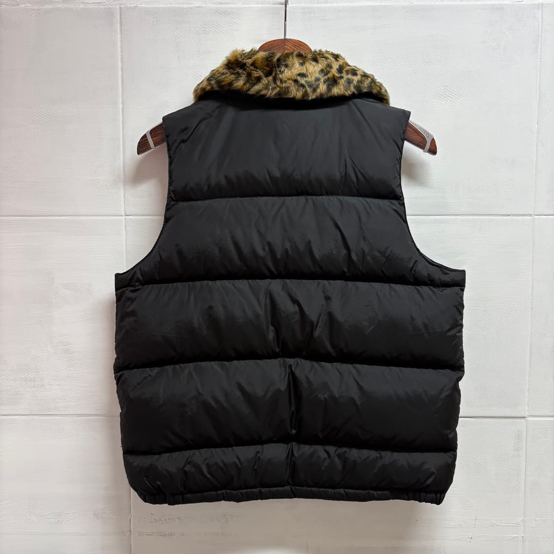 데님앤서플라이 랄프로렌 덕다운 패딩 조끼 레오파드 베스트  상품이미지6